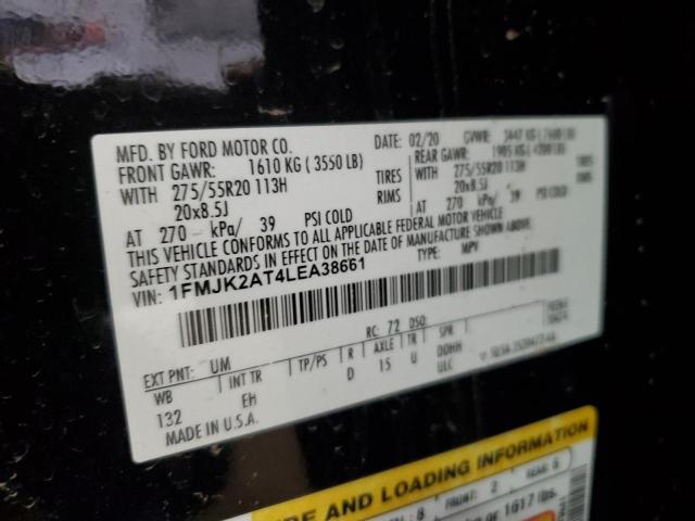 2020 FORD EXPEDITION MAX LIMITED 1FMJK2AT4LEA38661
