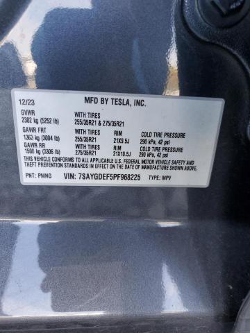 2023 TESLA MODEL Y 7SAYGDEF5PF968225