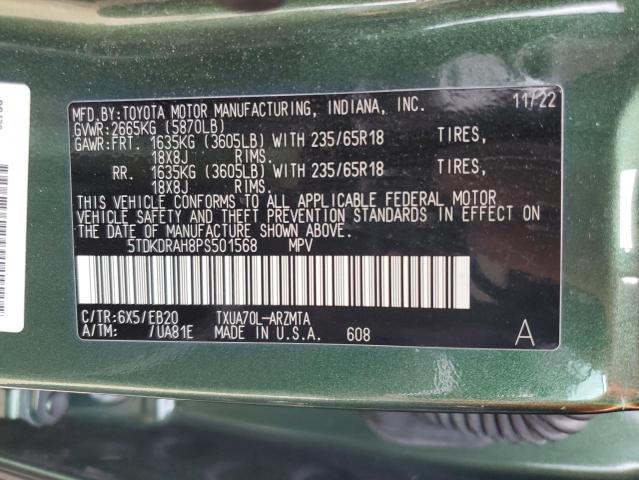 2023 TOYOTA HIGHLANDER - 5TDKDRAH8PS501568