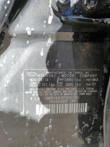 2015 HYUNDAI ELANTRA SE KMHDH4AH5FU391861
