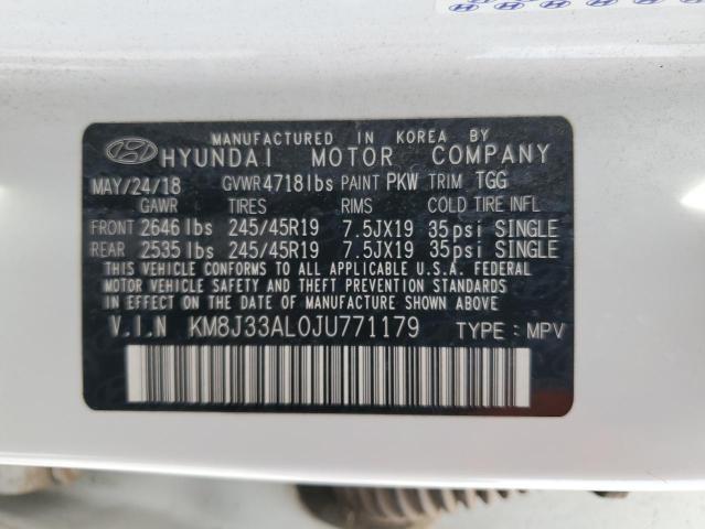2018 HYUNDAI TUCSON SPO - KM8J33AL0JU771179