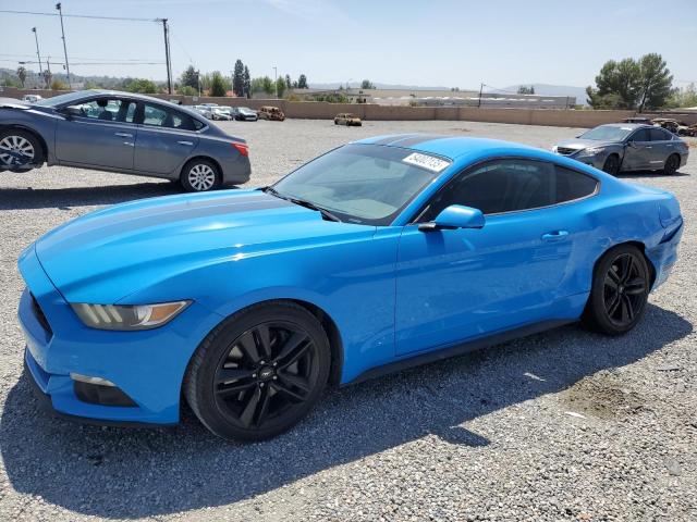 FORD MUSTANG 2017 blue  gas 1FA6P8TH3H5220078 photo #1
