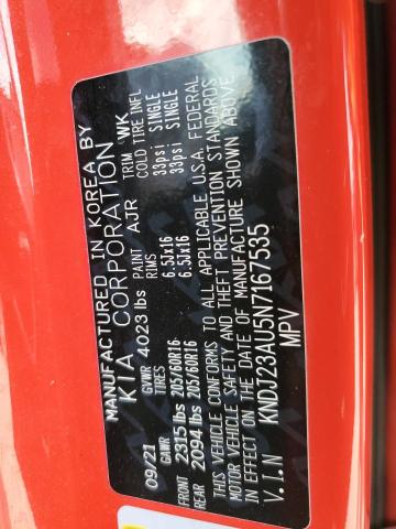 2022 KIA SOUL LX - KNDJ23AU5N7167535
