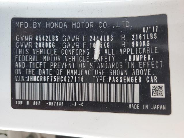 2017 HONDA ACCORD TOU - JHMCR6F75HC027116