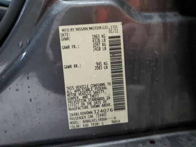 2022 NISSAN ALTIMA SV - 1N4BL4DV0NN324076