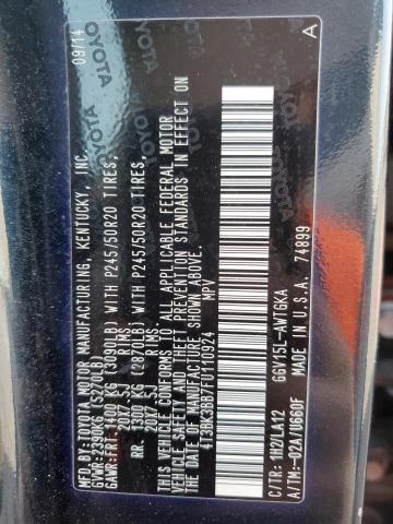 2015 TOYOTA VENZA LE - 4T3BK3BB7FU110924