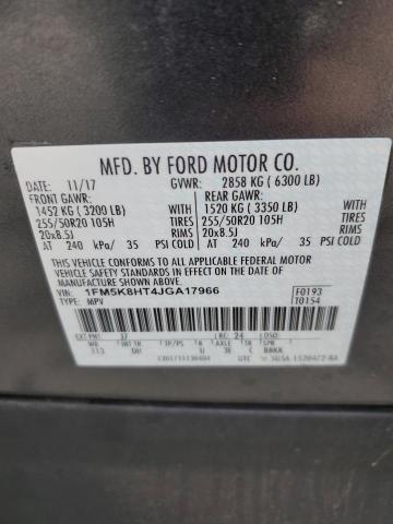 2018 FORD EXPLORER P - 1FM5K8HT4JGA17966