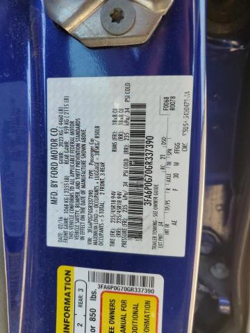 2016 FORD FUSION S - 3FA6P0G70GR337390