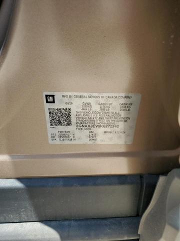 2019 CHEVROLET EQUINOX LT - 2GNAXJEV5K6271342