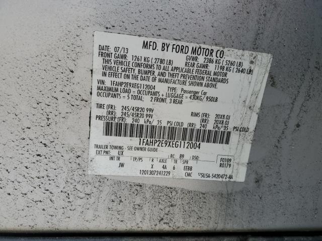 2014 FORD TAURUS SEL - 1FAHP2E9XEG112004