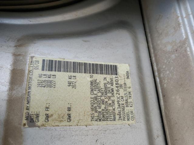 2018 NISSAN ALTIMA 2.5 - 1N4AL3AP9JC264803