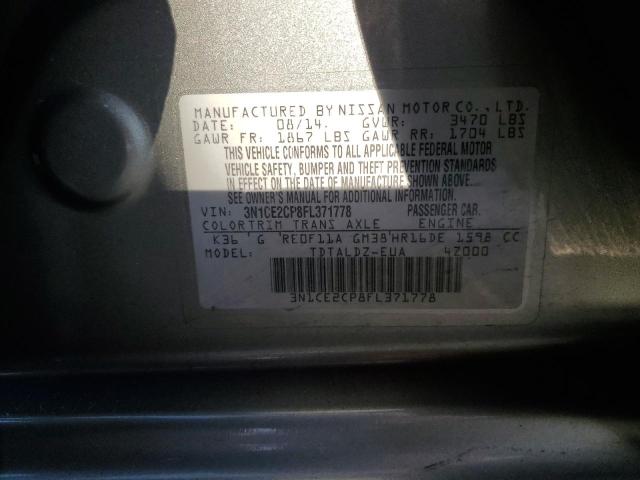 2015 NISSAN VERSA NOTE - 3N1CE2CP8FL371778