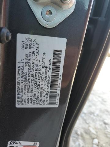 2022 HONDA ODYSSEY EX - 5FNRL6H58NB024380