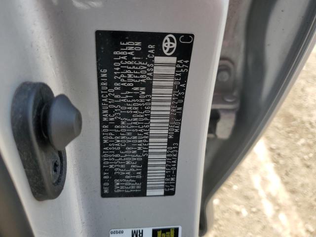 2020 TOYOTA COROLLA LE - 5YFEPRAE6LP106043