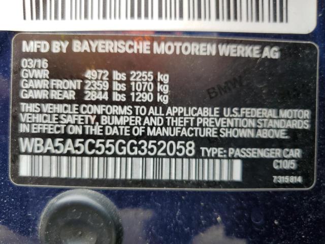 2016 BMW 528 I - WBA5A5C55GG352058