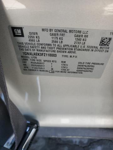 2015 CHEVROLET EQUINOX LS - 1GNALAEK3FZ118003