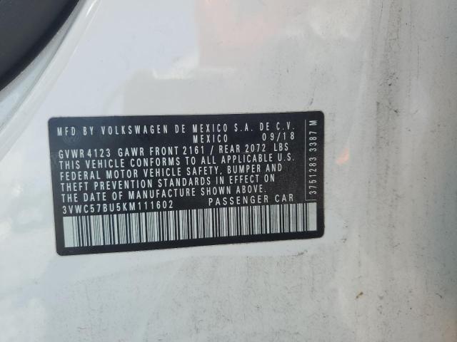 2019 VOLKSWAGEN JETTA S - 3VWC57BU5KM111602