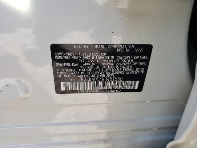 2024 SUBARU FORESTER P - JF2SKADC4RH481660