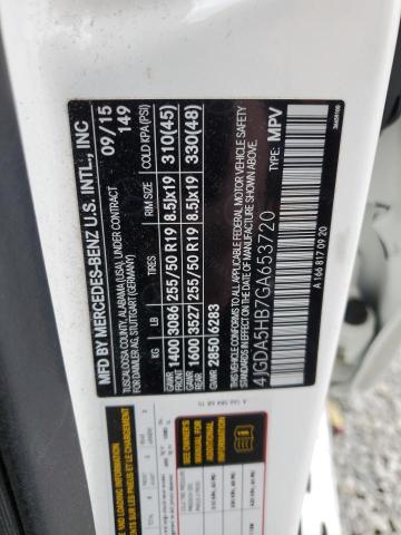 2016 MERCEDES-BENZ GLE 350 4M - 4JGDA5HB7GA653720