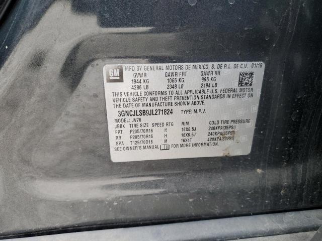 2018 CHEVROLET TRAX 1LT - 3GNCJLSB9JL271824