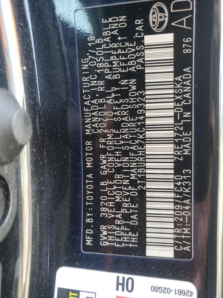 Toyota Corolla l 2019
