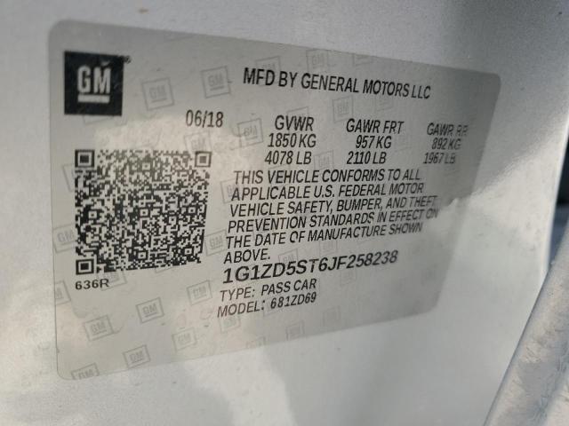 2018 CHEVROLET MALIBU LT - 1G1ZD5ST6JF258238