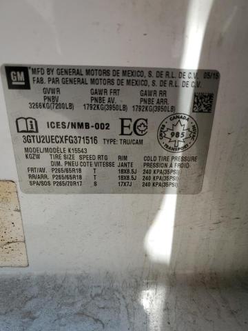 2015 GMC SIERRA K15 - 3GTU2UECXFG371516