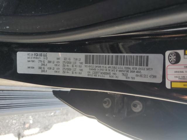 2019 RAM 1500 BIG H - 1C6SRFFT4KN899445