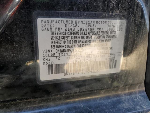 2018 NISSAN SENTRA S - 3N1AB7AP8JY295622