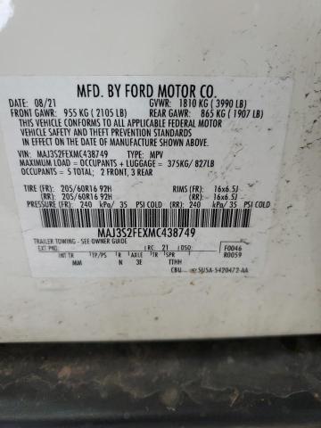 2021 FORD ECOSPORT S - MAJ3S2FEXMC438749