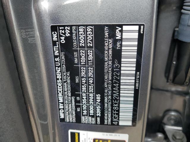 2021 MERCEDES-BENZ GLS 63 AMG - 4JGFF8KE2MA472213