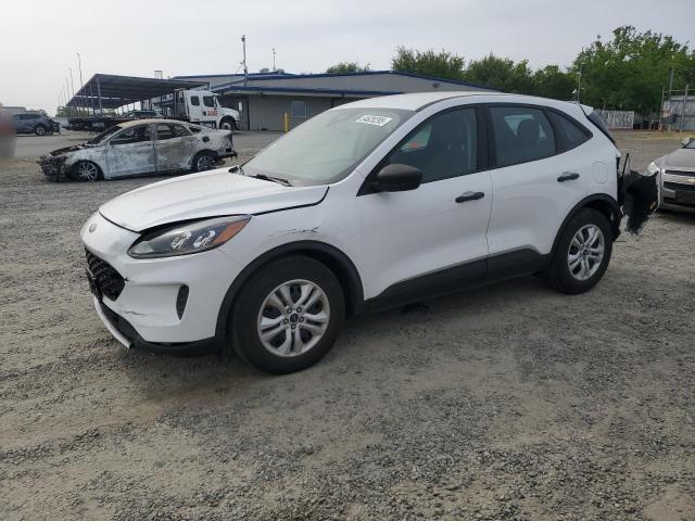 FORD ESCAPE S 2020 white  gas 1FMCU0F65LUB70988 photo #1
