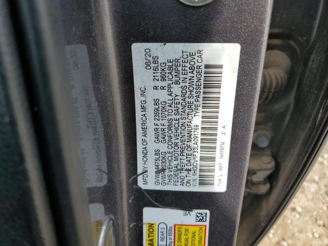 2020 HONDA ACCORD SPO - 1HGCV1F33LA091769