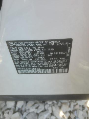 2022 VOLKSWAGEN ATLAS SE - 1V2JR2CA1NC564058