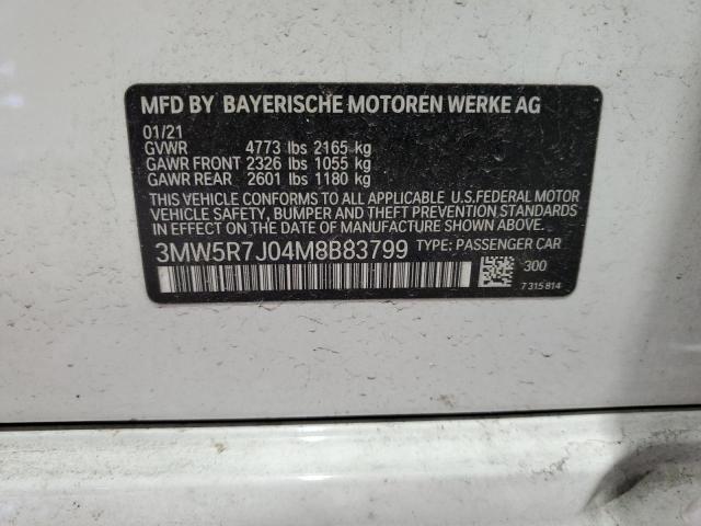 2021 BMW 330XI - 3MW5R7J04M8B83799