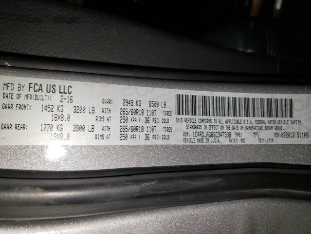2016 DODGE DURANGO SX - 1C4RDJAG8GC347338