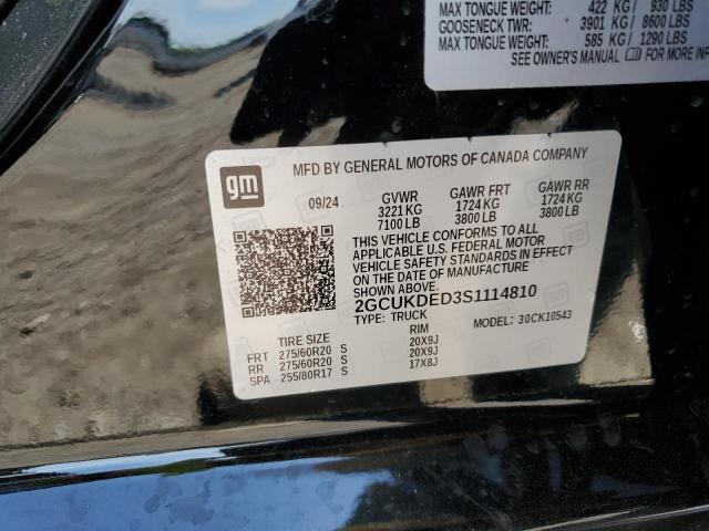 2025 CHEVROLET SILVERADO - 2GCUKDED3S1114810