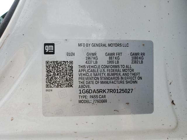 2024 CADILLAC CT4 LUXURY - 1G6DA5RK7R0125027