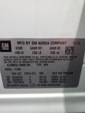 2022 BUICK ENCORE GX - KL4MMESL7NB081708