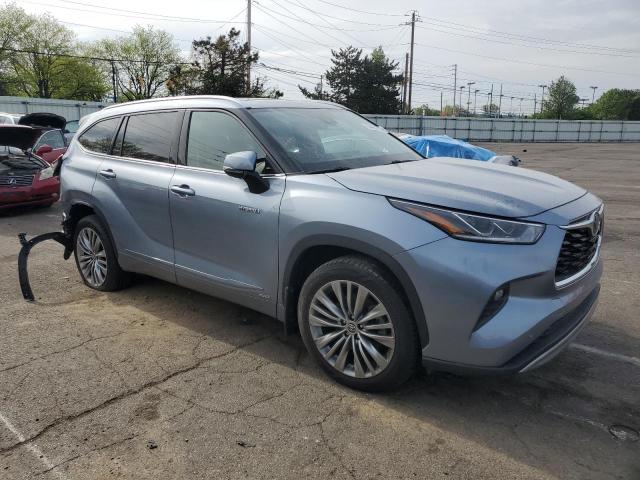 Vin: 5tdebrch8ms017654, lot: 54484785, toyota highlander hybrid platinum 20214
