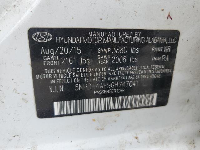 2016 HYUNDAI ELANTRA SE - 5NPDH4AE9GH747041