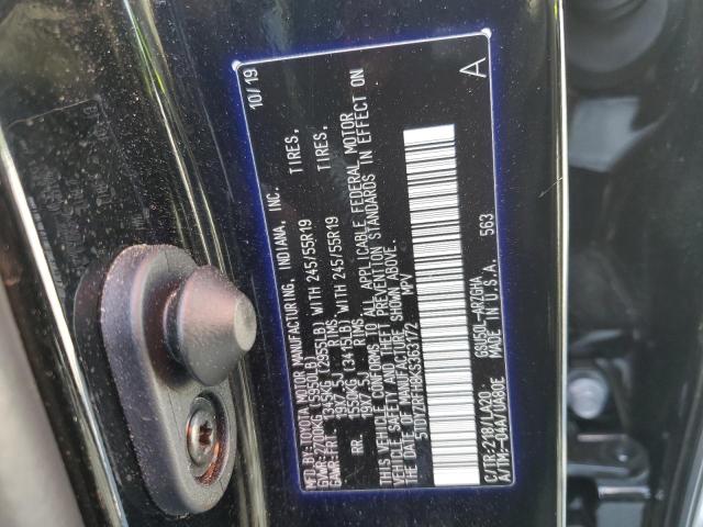 2019 TOYOTA HIGHLANDER - 5TDYZRFH8KS363172