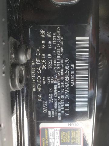2022 KIA RIO LX - 3KPA24AD5NE506770
