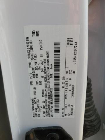 2018 FORD F150 SUPER - 1FTFW1E52JKE69728