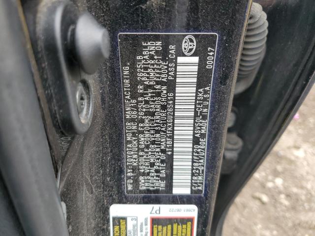 2016 TOYOTA CAMRY LE - 4T1BF1FKXGU265416