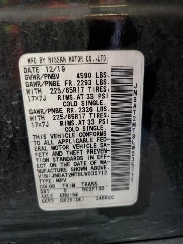 2020 NISSAN ROGUE S - JN8AT2MT8LW035712