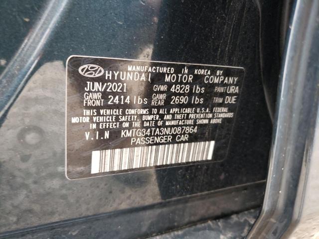 2022 GENESIS G70 BASE - KMTG34TA3NU087864