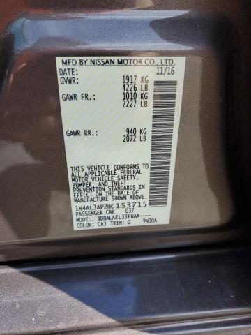 2017 NISSAN ALTIMA 2.5 - 1N4AL3AP2HC153715