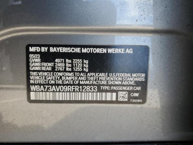 2024 BMW 430XI GRAN WBA73AV09RFR12833