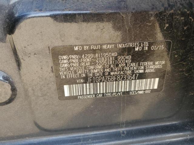 2015 SUBARU IMPREZA SP JF1GPAZ68F8233647